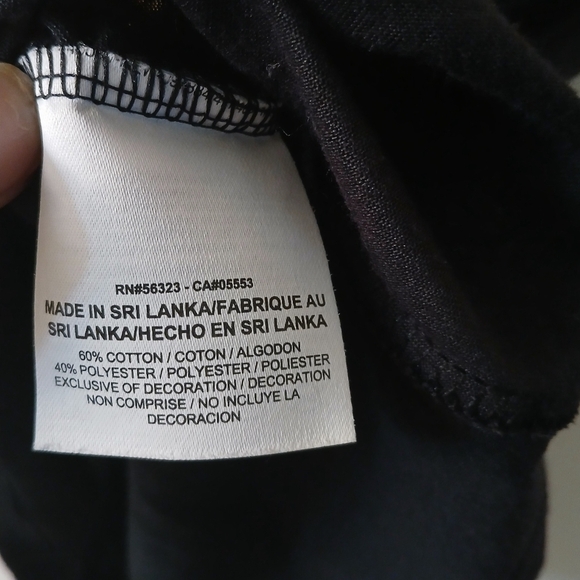 (#208) The Nike Tee Just Do It Black & Orange T-Shirt Size Medium - Picture 9 of 11